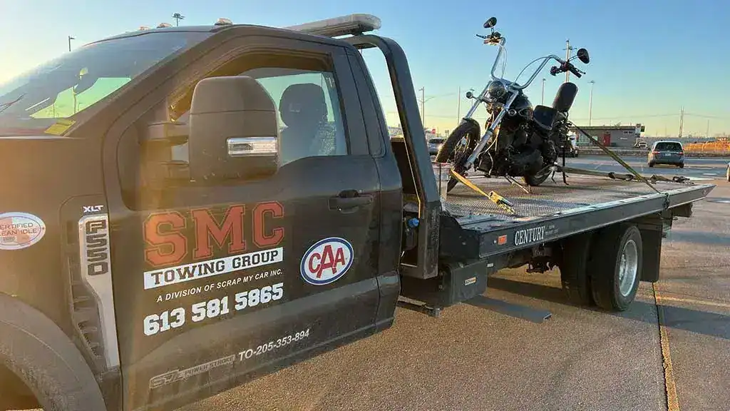 24/7 motorcycle recovery service for all types of bikes By SMC Towing Group