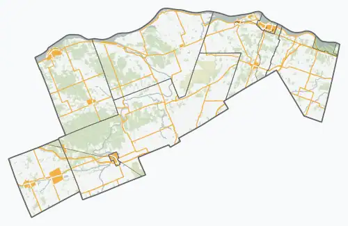Prescott and Russell locator map 2021