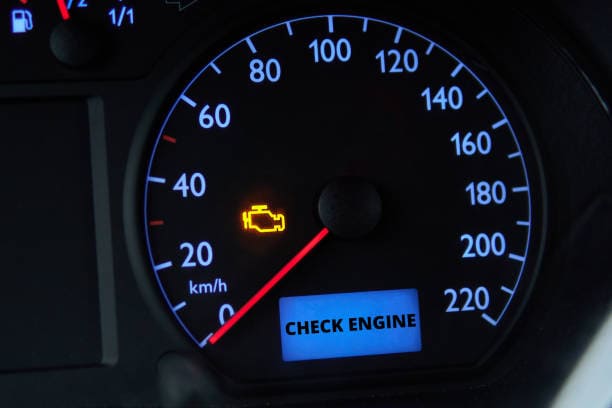 Check engine error light illuminated on car dashboard - SMC Towing Group What Does the Check Engine Light Mean Should You Keep Driving